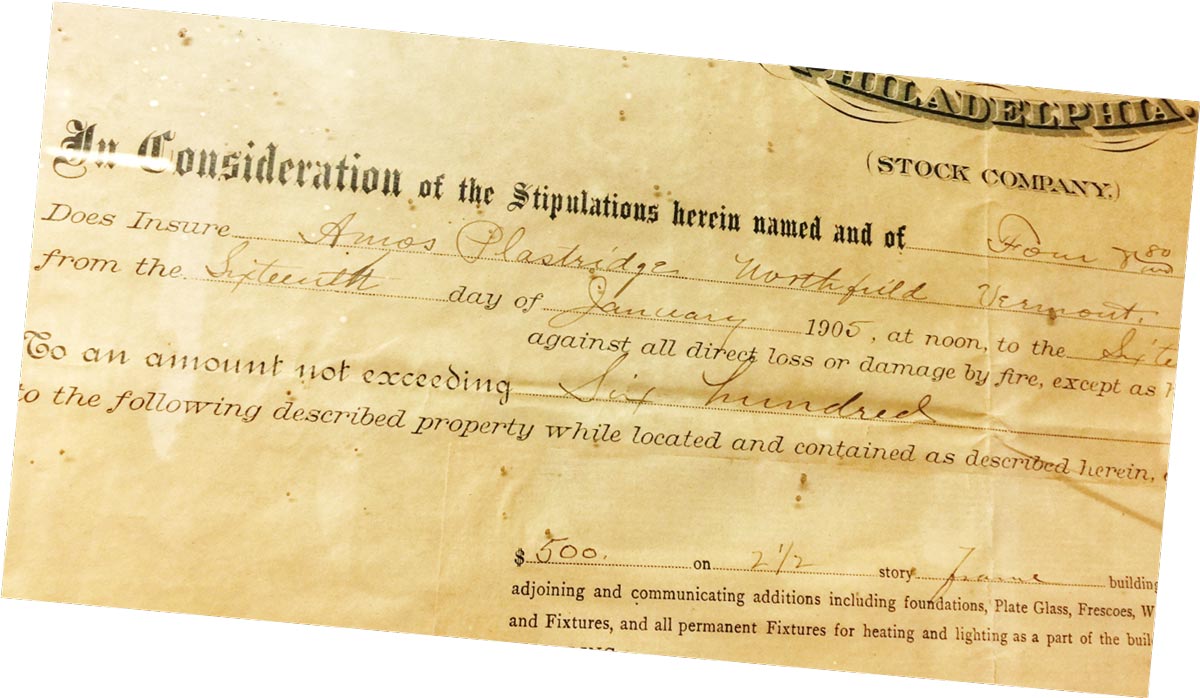 100 YEARS Plastridge Insurance